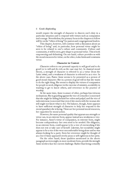 Gentle Shepherding: Pastoral Ethics and Leadership