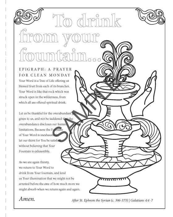 Coloring Lent: An Adult Coloring Book for the Journey to Resurrection