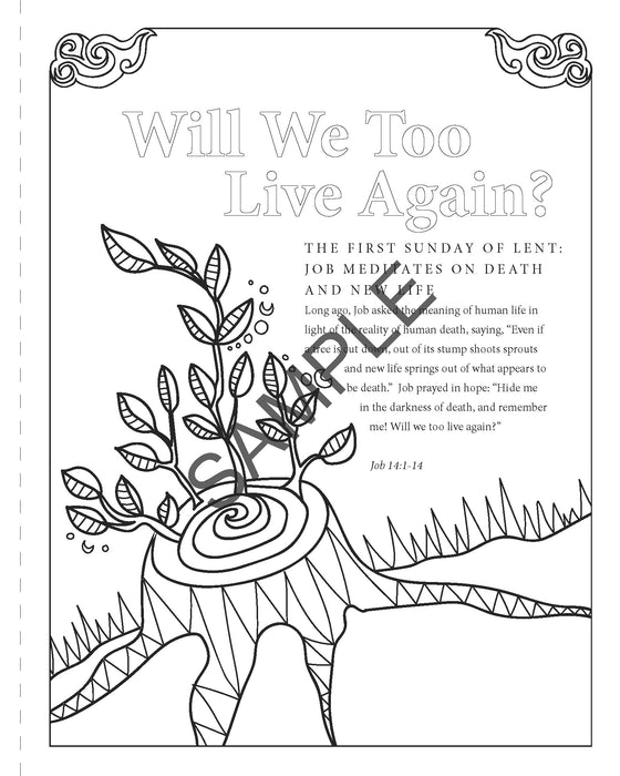 Coloring Lent: An Adult Coloring Book for the Journey to Resurrection