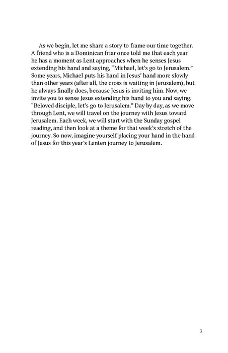 Go to Jerusalem: A Lenten Devotional
