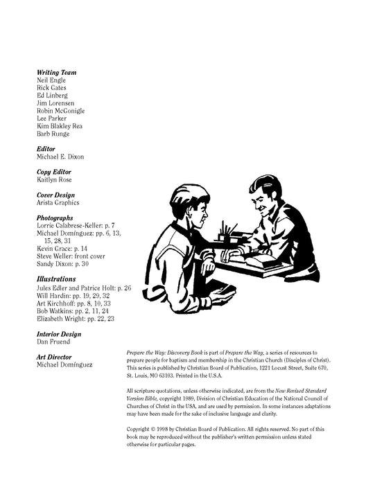Prepare the Way Discovery Book