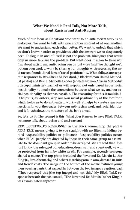 Anti-Racism 4REALS: Real Talk with Real Strategies in Real Time for Real Change