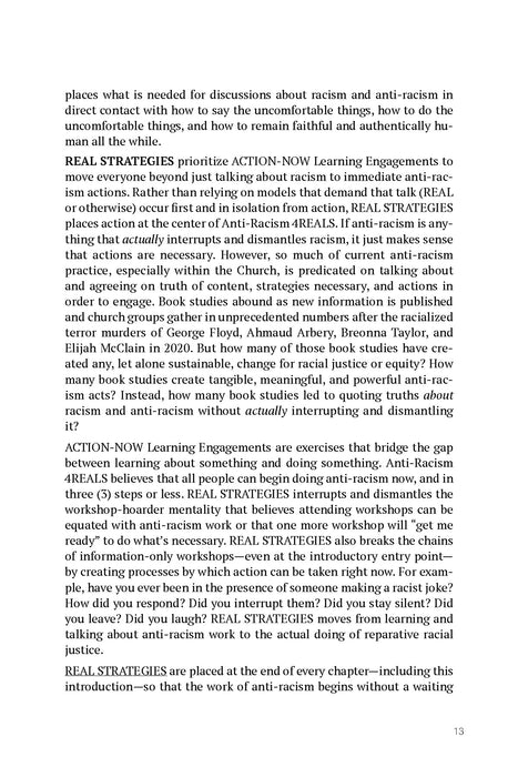 Anti-Racism 4REALS: Real Talk with Real Strategies in Real Time for Real Change