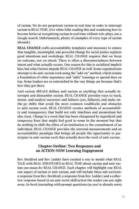 Anti-Racism 4REALS: Real Talk with Real Strategies in Real Time for Real Change