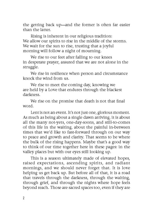 Rise: An Authentic Lenten Devotional
