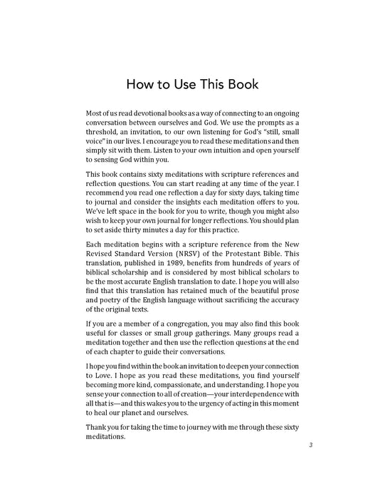 Searching for the Sacred: Sixty Meditations on Faith, Hope, and Love