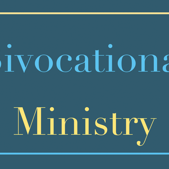 Writing "Bivocational Ministry"