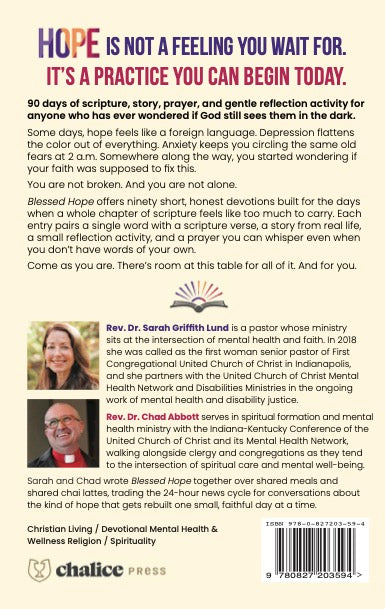 PREORDER: Blessed Hope: 90 Daily Devotions for Mental Health and Faith