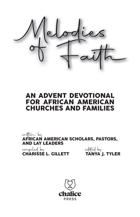 Melodies of Faith: An Advent Devotional for African American Churches & Families