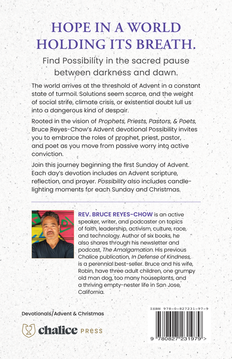 PREORDER Possibility: Our Advent Journey with the Prophet, Priest, Pastor, & Poet