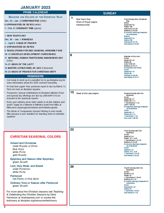 Annual Planning Guide & Calendar 2023-2024